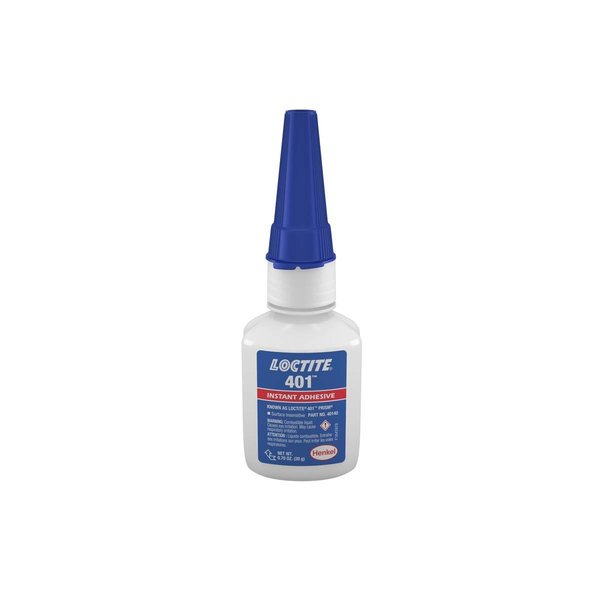 Henkel Loctite 401 Surface Insensitive Instant Adhesive, 20 g, Bottle 135429